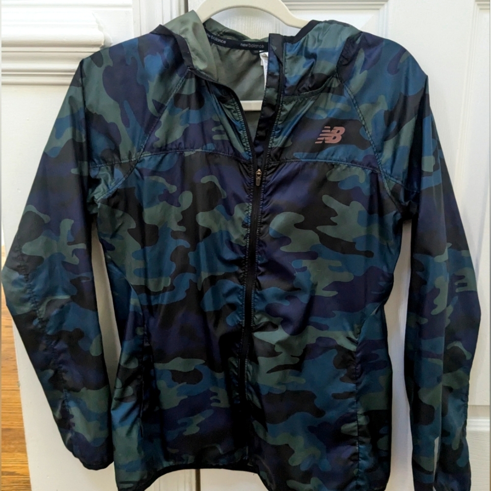new Balance running coat